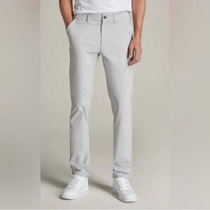 American Tall Men's Tapered Fit Traveler Chino Pants - Light Grey